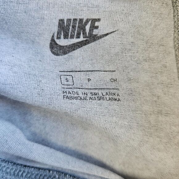 Nike Sportswear Full Length Compression Leggings Womens S Gray Swoosh Athleisure - Picture 3 of 9